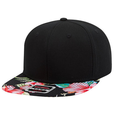 Floral/Black Snapback