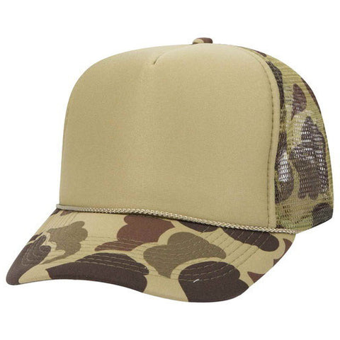 Khaki/Camo Snapback