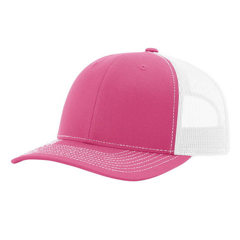 Richardson 112 Pink/White Snapback