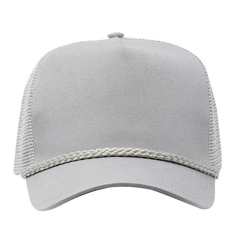 Gray Rope Snapback