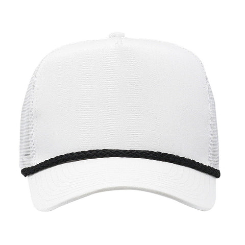 White/Black Rope Snapback – Salty Bird