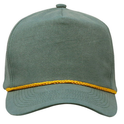 Stone Washed Moss/Gold Rope Snapback